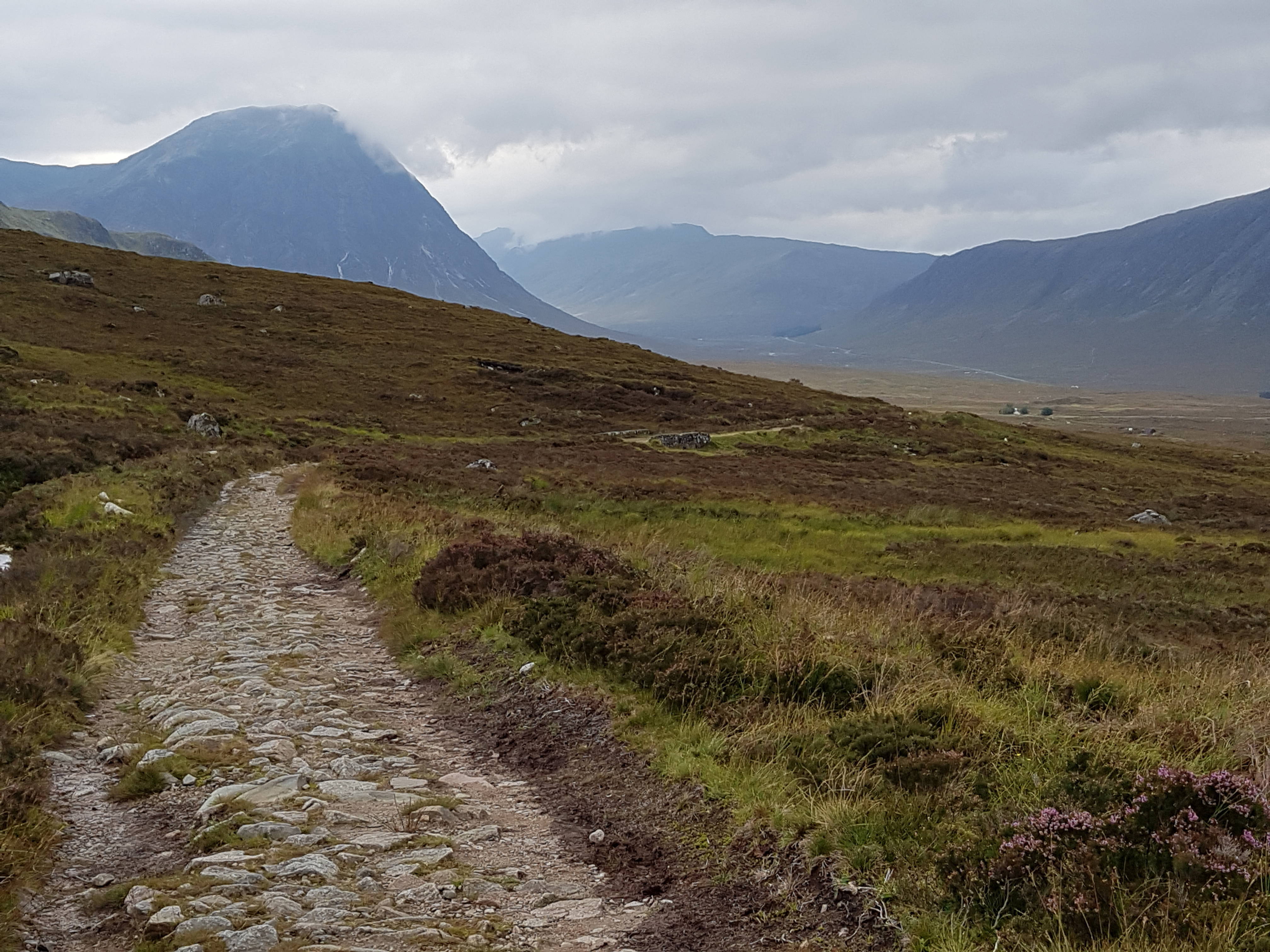 Looming mountains of Glen Coe