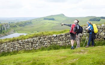 Hadrian's Wall scenery and walking