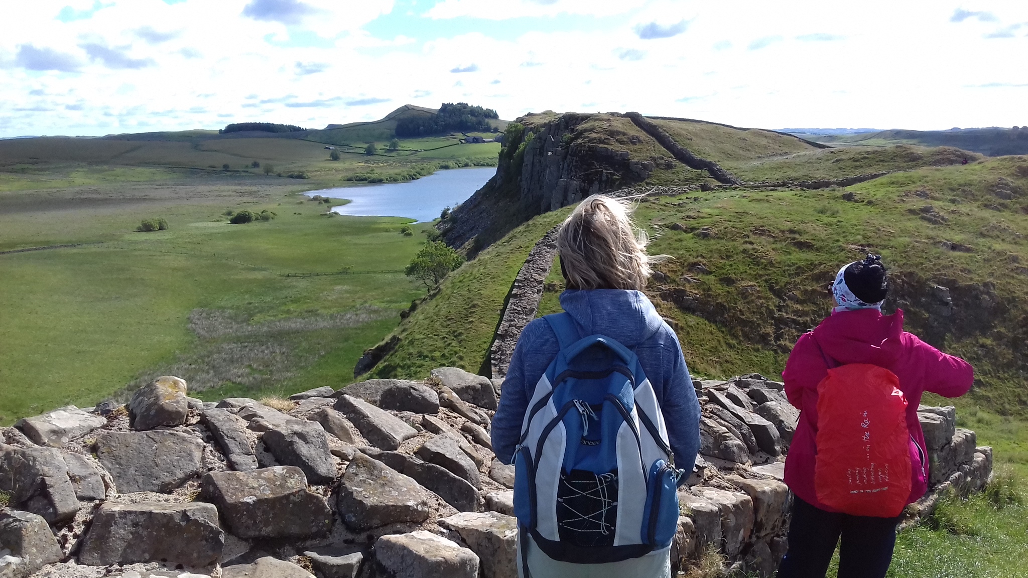 Hadrian's Wall scenery and walking