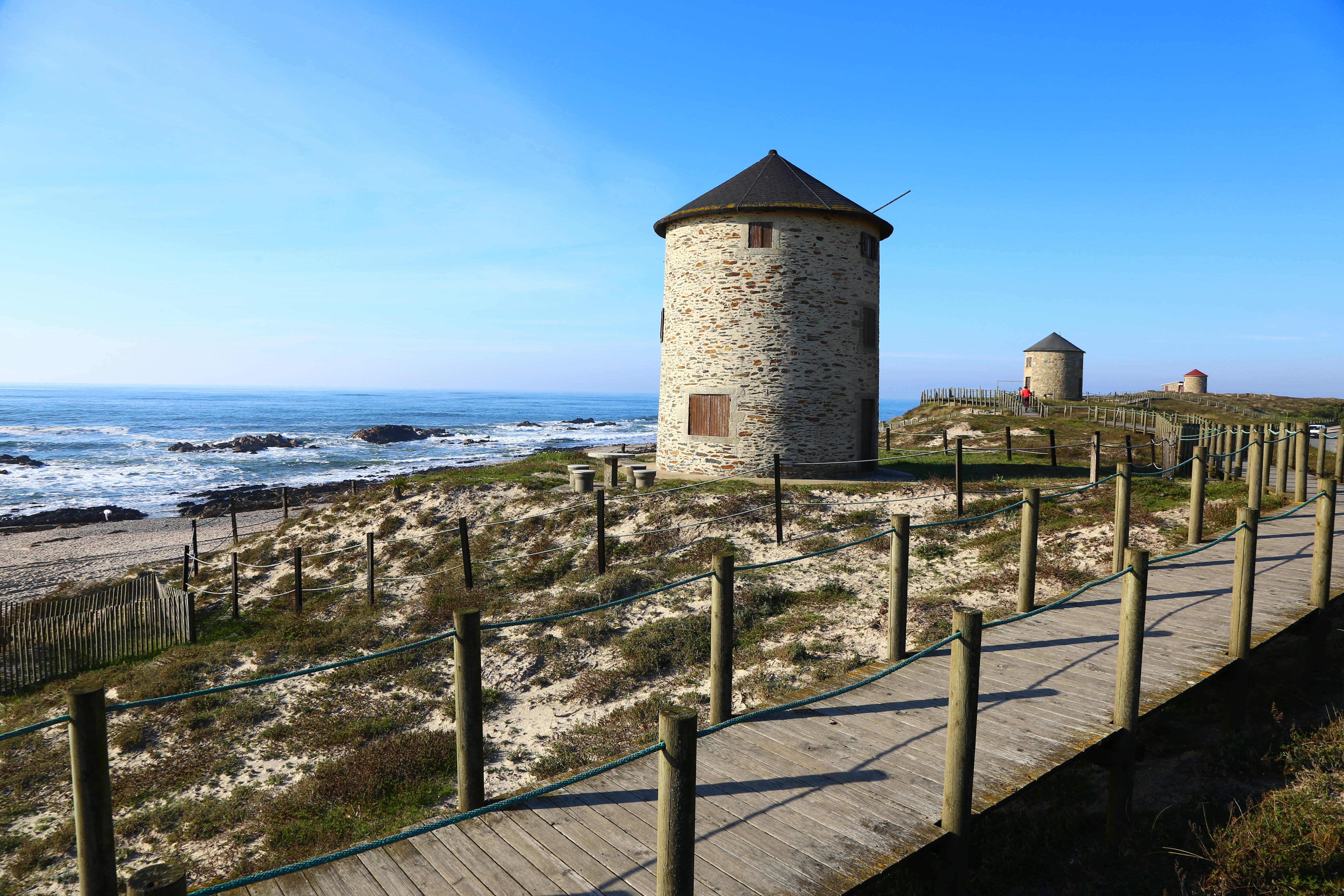 Windmill on the Portuguese coast
