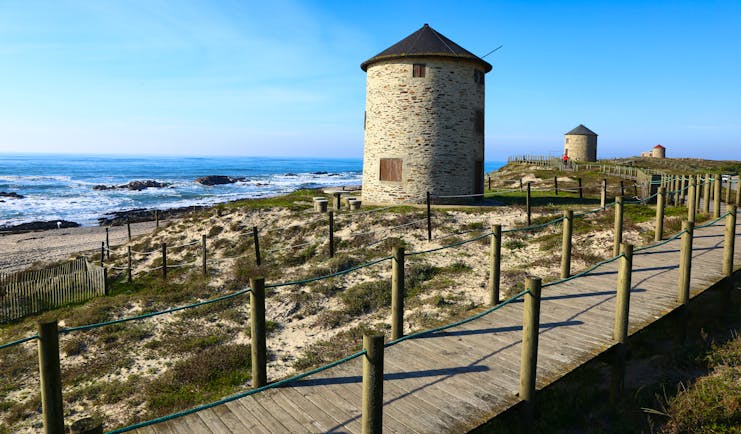 Windmill on the Portuguese coast